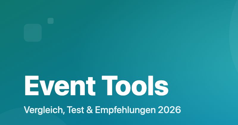 Event Tools Vergleich 2026