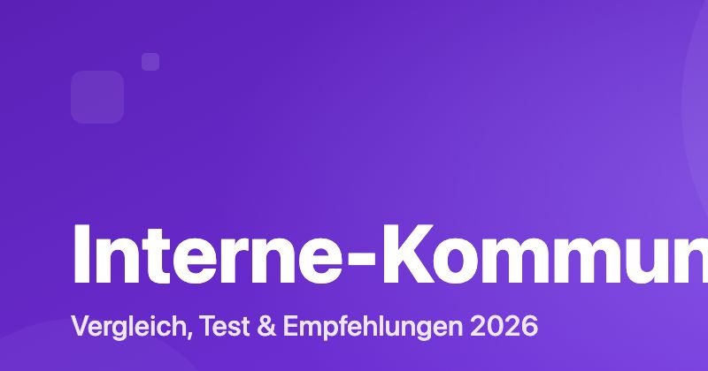 Interne-Kommunikation-Tools Vergleich 2026