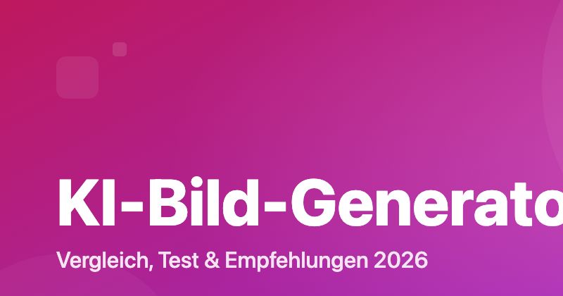 KI-Bild-Generatoren Vergleich 2026