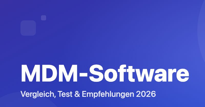 MDM-Software Vergleich 2026