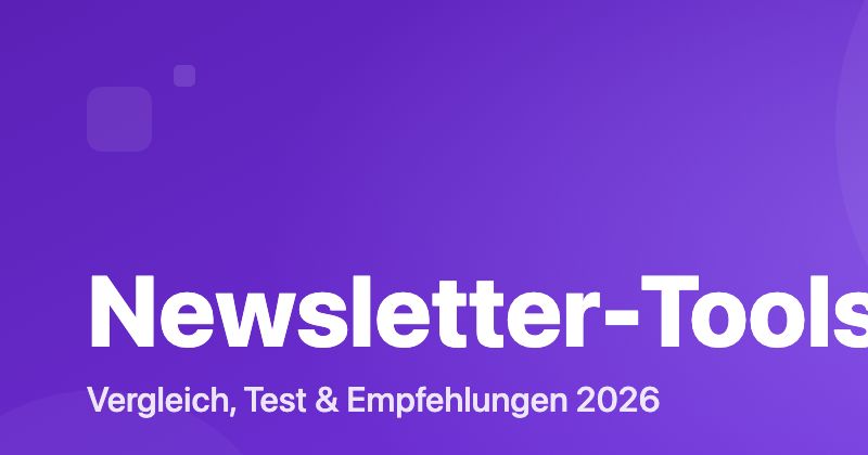 Newsletter-Tools Vergleich 2026