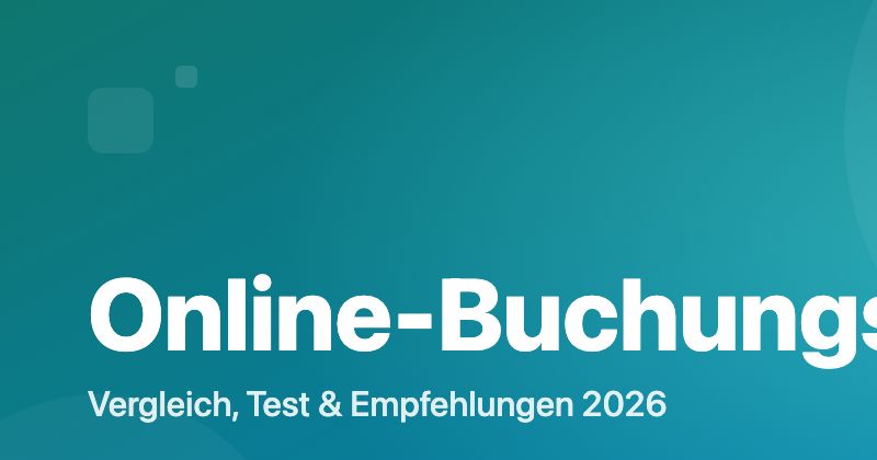 Online-Buchungssystem Vergleich 2026