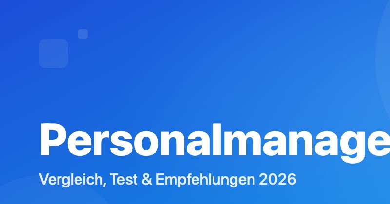 Personalmanagement-Software Vergleich 2026