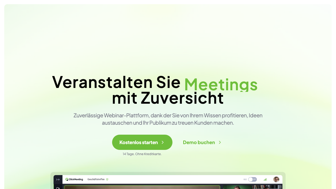 ClickMeeting Screenshot 1