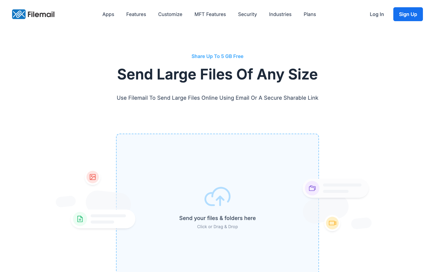 Filemail Screenshot 1