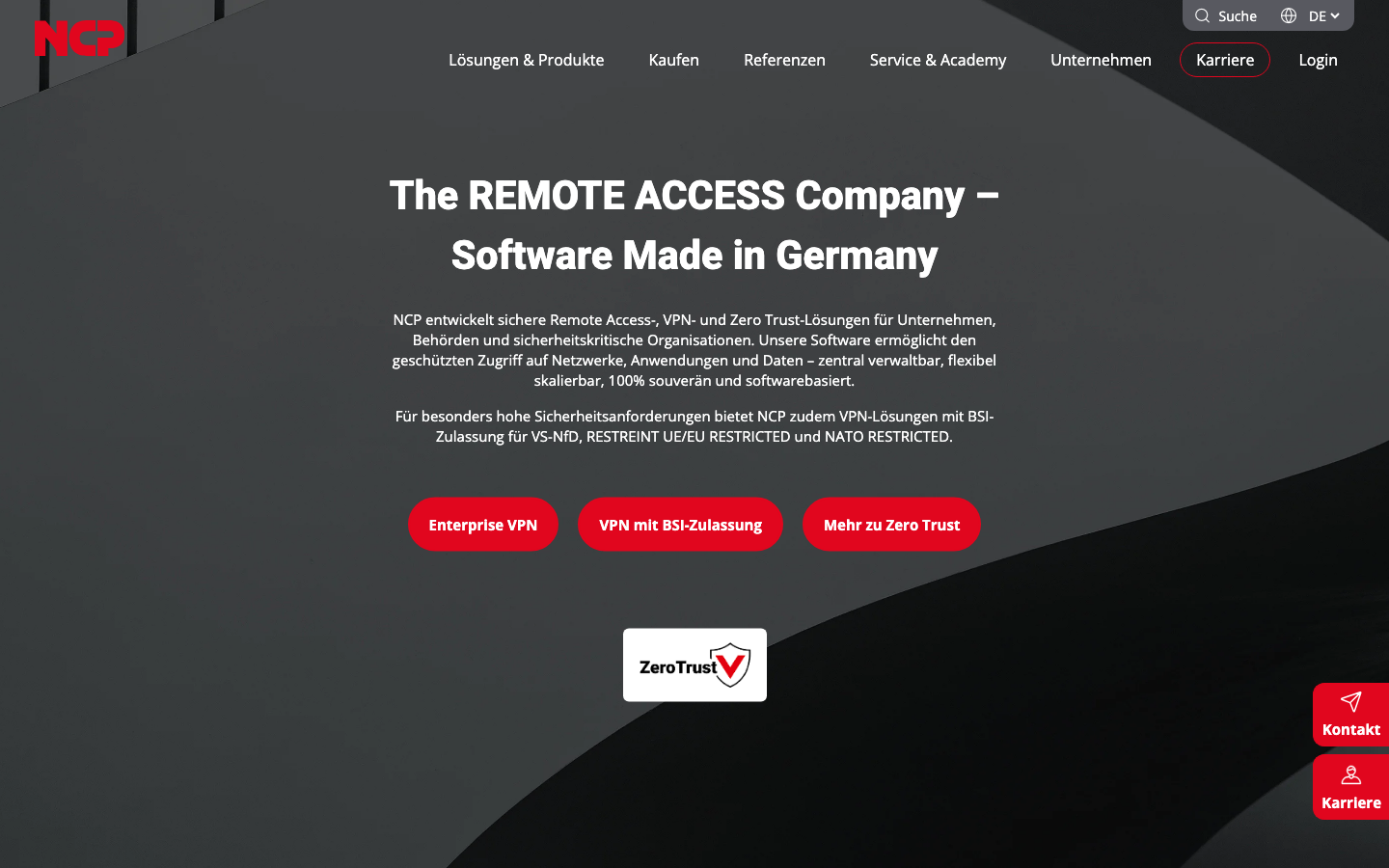 NCP Secure Enterprise Screenshot 1