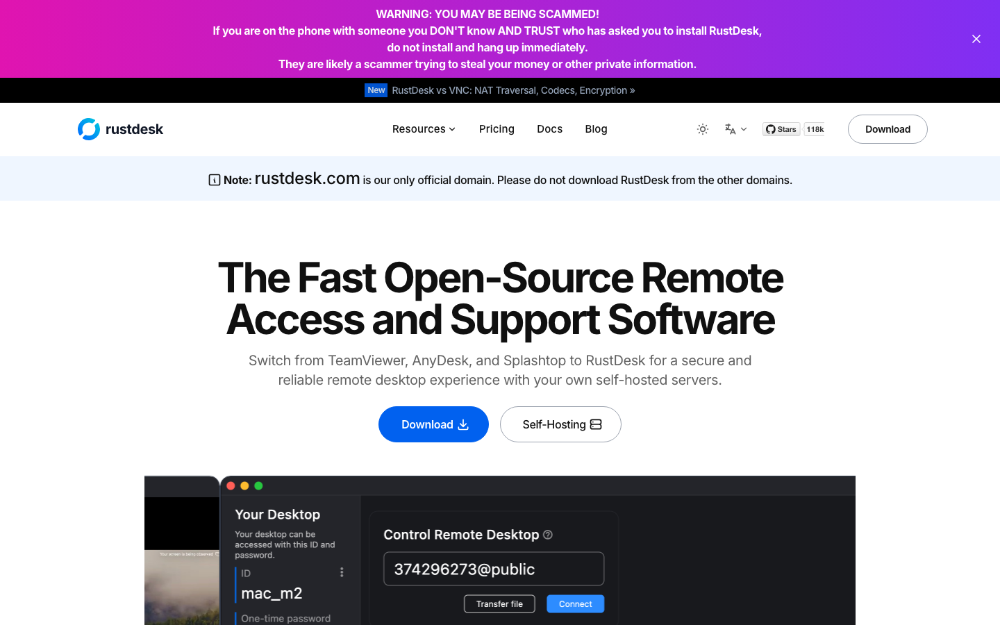 RustDesk Screenshot 1