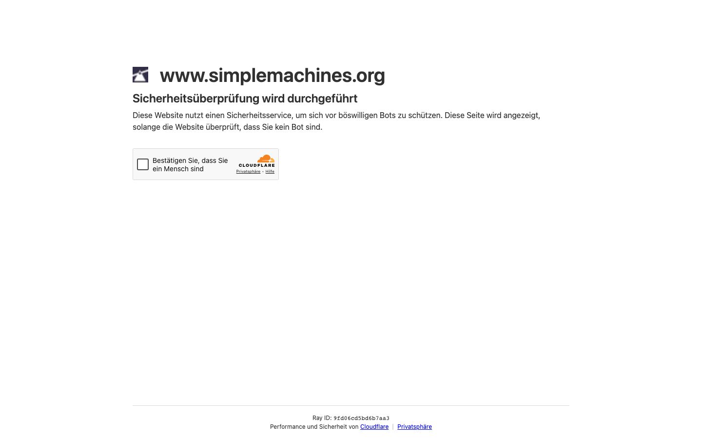 Simple Machines Forum Screenshot: Homepage
