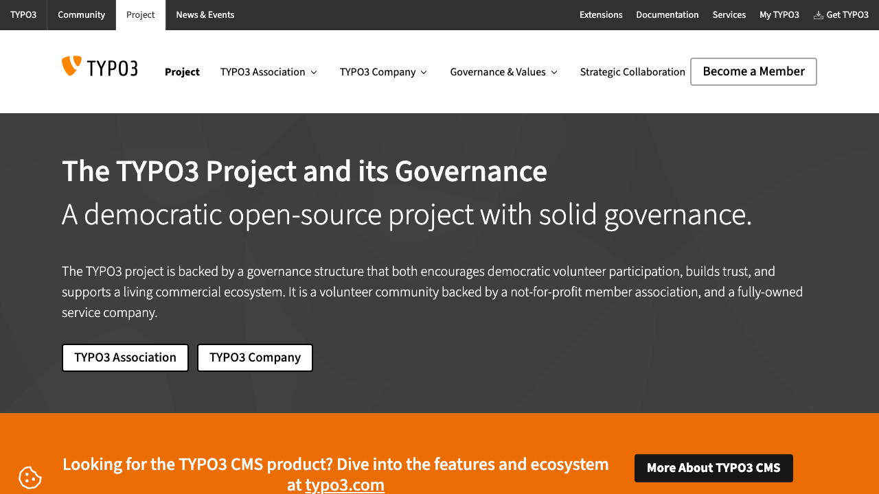 TYPO3 Screenshot 1