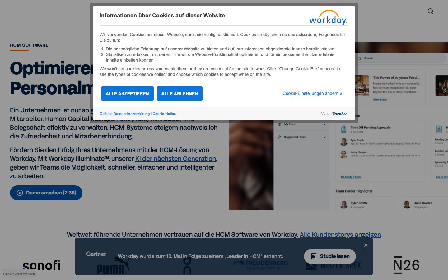 Workday HCM Screenshot: Preise