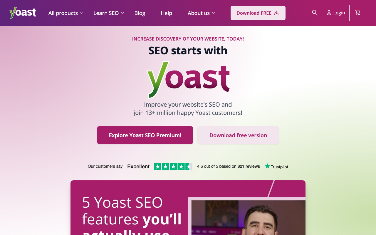 Yoast SEO Screenshot 1