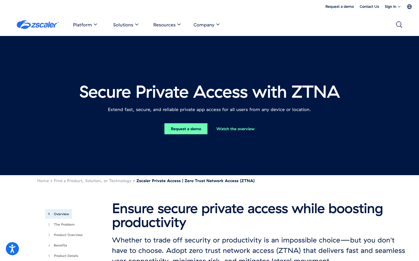 Zscaler Private Access Screenshot 1